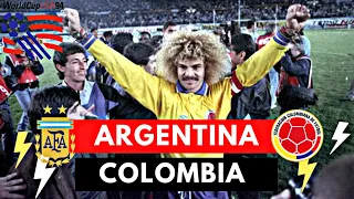 Argentina vs Colombia 0-5 All Goals & Highlights ( 1994 FIFA World Cup qualification )