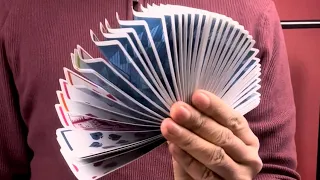 Flower Fan ASMR Cardistry with the Galaxy Playing Cards #shorts #satisfying #cardistry