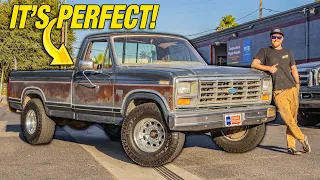 FORGOTTEN 1986 Ford F250 Custom Exhaust Sounds PERFECT!