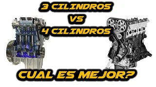 Motor 3 cilindros vs 4 cilindros, que diferencias tienen??