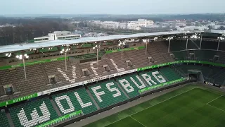 Luftaufnahme Volkswagen Arena VfL Wolfsburg