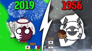 Countryballs Champions of AFC asian cup 1956 -- 2019 -- Countryballs Animation