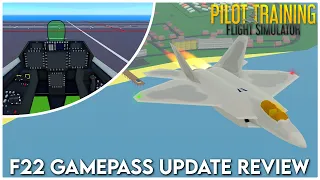 PTFS F22 Gamepass Update Review! (Roblox)