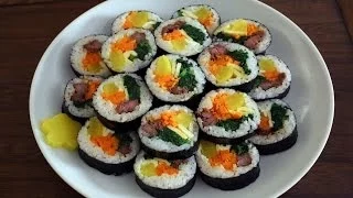 How to make gimbap (aka kimbap: 김밥)