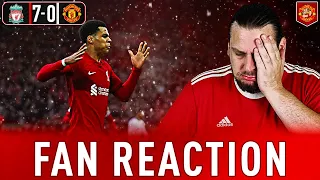 RANT 🤬 Meltdown! Liverpool 7-0 Man Utd GOALS United Fan REACTS Rage