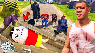 Shinchan Died But Who Killed ? Franklin Find In GTA 5 ! | GTA 5 AVENGERS Emotional Video