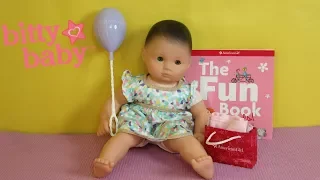 BITTY BABY Gets New Birthday Presents!  Bitty Baby Party Goody Unboxing!