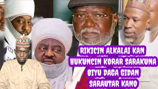 Rkicin Alkalai kan hukuncin korar sarakuna biyu daga gudan sarautar kano.