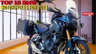 Top 10 BMW Adventure Touring Motorcycles For 2024