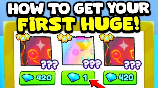 How to get your FIRST HUGE pet in Pet Sim 99! (Free to Play)