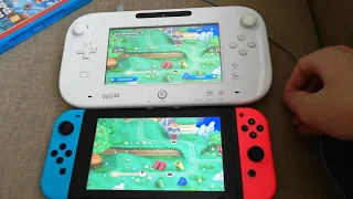 New Super Mario Bros. U Switch vs. Wii U Loading speed comparison