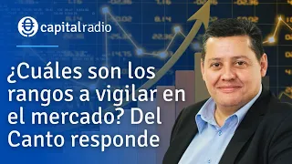 ¿Cuáles son los rangos a vigilar en el mercado? Del Canto responde