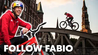 Chasing Fabio Wibmer with a Racing Drone through Germany