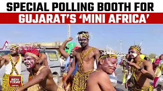 Special Polling Booth For 'Gujarat's 'Mini Africa', People Celebrate Their Voting Experience