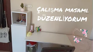 ÇALIŞMA MASAMI DÜZENLİYORUM✨