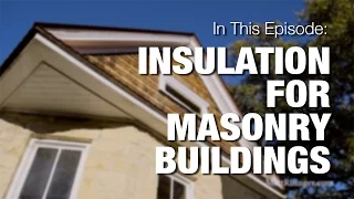 Insulation for Masonry Buildings - Historic Retrofit