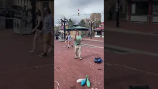 Pearl street juggler, boulder Colorado