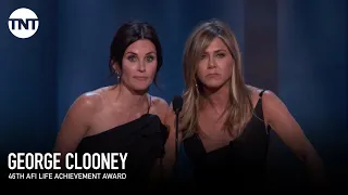 Jennifer Aniston & Courteney Cox Toast George Clooney | AFI 2018 | TNT