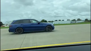 **Drag Race**  Stage1 C43 AMG Estate vs Audi RS5 Coupe ...super close!