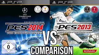 PES 2014 Vs 2013 PSP