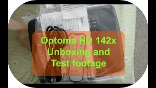 Optoma HD142x Projector Unboxing and Test Footage!