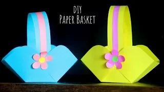 DIY Paper Basket Easy | Easter Basket Ideas | Paper Craft Ideas for Kids