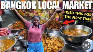 LOCAL THAI STREET FOOD MARKET In BANGKOK | SAMRONG Fresh Market (So Huge)