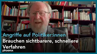 Gewalt gegen Politiker:innen: Interview mit Wolfgang Thierse am 08.05.24