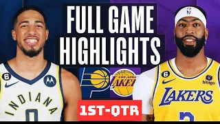 Los Angeles Lakers vs Indiana Pacers HIGHLIGHTS 1st - QTR HD | 2024 NBA season | 3/29/2024