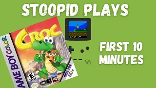 Stoopid Plays: Croc for Game Boy Color - First 10 Minutes