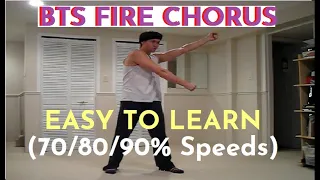 BTS "Fire" Dance Tutorial (Chorus)