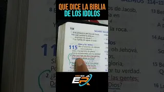 Que  Dice la Biblia de los Ídolos e Imagenes