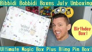 Bibbidi Bobbidi Boxes July 2019  Ultimate Magic Birthday Box | Disney Subscription Unboxing