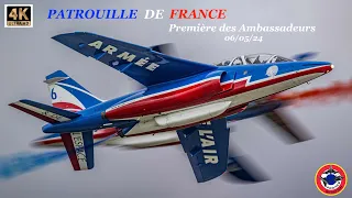 PATROUILLE DE FRANCE 2024 1ére des Ambassadeurs Salon de Provence 06 Mai 2024