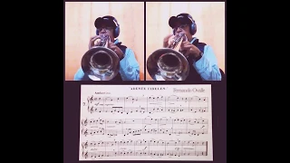 Arban, Duet #7 for trumpet "Adeste Fideles" Dueto para trompeta, trumpet Duet. Metodo Arban