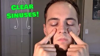 Self Massage: Sinus relief & clear allergies