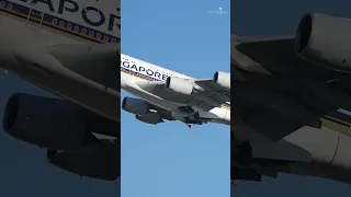 Gliding Out Of London Heathrow - Singapore Airlines A380 Take Off