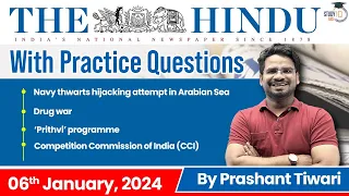 The Hindu Analysis by Prashant Tiwari | 6 January | Current Affairs Today | StudyIQ