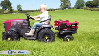 Детский электромобиль Трактор с прицепом TR 777