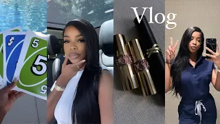 VLOG: GIRL! LIFE HAS BEEN BUSY, BRAND TRIP PREP, GRILLING WITH THE GIRLS, WORK WITH ME + ATL EVENTS