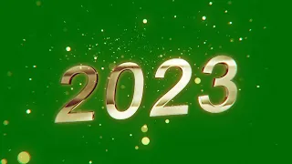 2023 Happy New Year Green Screen Effects 4K