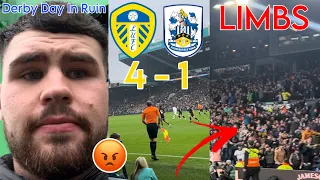 LEEDS RUIN HUDDERSFIELD ON DERBY DAY Leeds United Vs Huddersfield Town 4-1 EFL Championship Vlog
