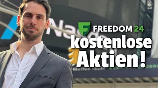 Freedom24 VERSCHENKT Aktien: JETZT mitmachen!