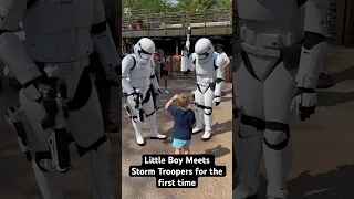 Meeting Storm Troopers in Star Wars