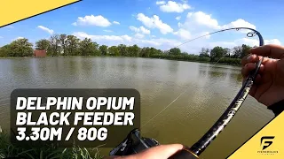 Delphin Opium Black Feeder 330cm/80g - Daiwa TD Feeder 4012QD hol karpia