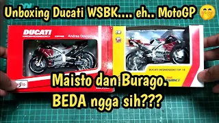 Unboxing Ducati Maisto Burago Desmosedici GP18