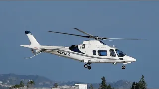 Agusta A109 Start-Up, Taxi & Takeoff Executive & Medical Helicopter N435AK