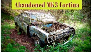 Abandoned car Ford Cortina Mk3