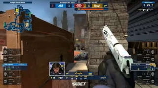 NAVI vs Astralis: Another ACE and 1vs3 clutch from S1mple, IEM Cologne 2021