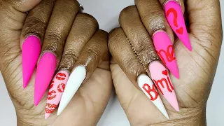 HOW TO: Simple Valentines Day Nails | FILL